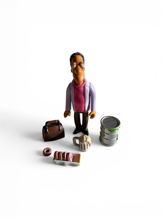 Playmates Toys Other - The Simpsons Carl Carlson Action Figure -  WOS Series 6 + Accessories